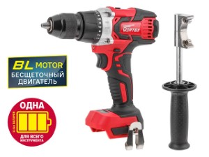 Аккум. дрель-шуруповерт WORTEX BD 2030 Dli в кор. ALL1 (18.0 В, БЕЗ АККУМУЛЯТОРА И ЗУ, 2 скор., 80 Нм, шурупы до 13 мм) (BD2030Dli0029)