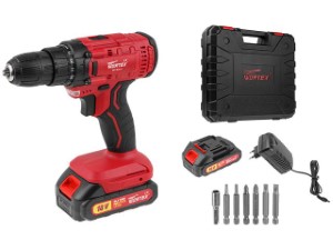 Аккум. дрель-шуруповерт WORTEX LX BD 1820 Li в чем. ALL1 (18.0 В, 2 акк., 2.0 А/ч Li-Ion, 2 скор., 30 Нм) (0329076)
