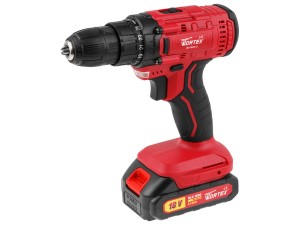 Аккум. дрель-шуруповерт WORTEX LX BD 1820 Li в чем. ALL1 (18.0 В, 2 акк., 2.0 А/ч Li-Ion, 2 скор., 30 Нм) (0329076)