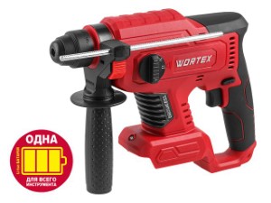 Аккум. перфоратор WORTEX CRH 1820-2 в кор. ALL1 (18.0 В, БЕЗ АККУМУЛЯТОРА И ЗУ, 2.2 Дж, вес 1,7 кг) (0329284)