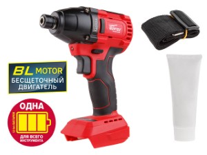 Аккум. ударный гайковерт WORTEX CWR 0118 в кор. ALL1 (18.0 В, БЕЗ АККУМУЛЯТОРА И ЗУ, внутр. шестигр. 1/4 