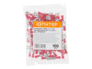 Разъем РпИм 1,5-7-0,8 плоский (мама) (0,5 - 1,5 мм2) (100 шт) Юпитер (ЮПИТЕР) (JP7204-01)