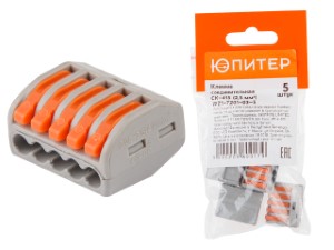 Клемма соединительная СК-415 (2.5 мм2) (5 шт) ЮПИТЕР (JPZ1-7201-03-5)