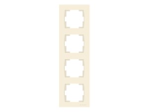 Рамка 4-ая вертикальная кремовая, RITA, MUTLUSAN (2220 800 2402)