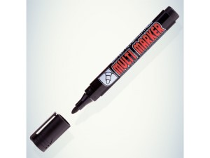 Маркер промышл. перманентный фетровый черный CROWN MULTI MARKER (толщ. линии 3.0 мм. Цвет черный) (CROWN маркеры) (CPM-800black)
