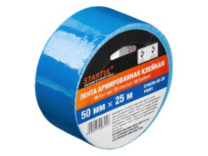 Лента армированная клейкая 50ммх25м синяя STARTUL PROFI (ST9039-48-25) (ST9039-48-25)