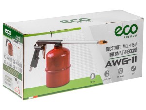 Пистолет моечный пневматический ECO AWG-11 (130 л/мин; бак:900 мл; 4-8 бар) (AWG-11)