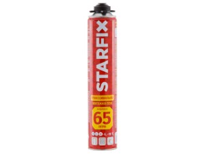 Пена монтажная профессиональная всесезонная STARFIX Foam Pro 65 (850мл) (Выход пены до 65 литров) (SM-87465-1)
