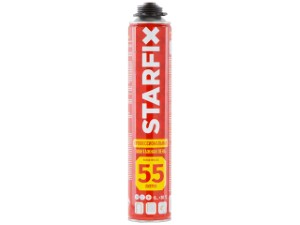Пена монтажная профессиональная всесезонная STARFIX Gunfoam (750мл) (Выход пены до 55 литров) (SM-88276-1)