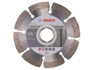 Алмазный круг 115х22 мм по бетону сегмент. STANDARD FOR CONCRETE BOSCH (сухая резка) (2608602196)