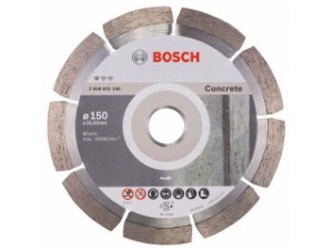 Алмазный круг 150х22 мм по бетону сегмент. STANDARD FOR CONCRETE BOSCH (сухая резка) (2608602198)