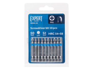 Насадка крестообразная PH1 50мм 10шт EXPERT STARTUL (SE8501-50) (бита Phillips магнитная) (SE8501-50)