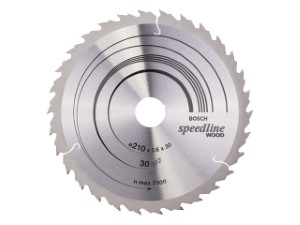 Диск пильный 210х30 мм 30 зуб. по дереву SPEEDLINE WOOD BOSCH (переменный зуб) (2608640803)