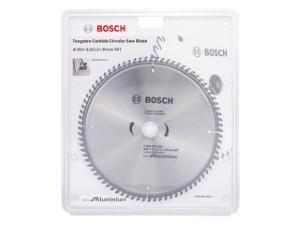 Диск пильный 250х30 мм 80 зуб. универсальный ECO ALUMINIUM BOSCH ( твердоспл. зуб) (2608644393)