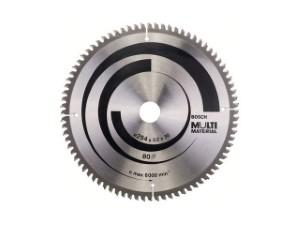 Диск пильный 254х30 мм 80 зуб. универсальный MULTIMATERIAL BOSCH (твердоспл. зуб) (2608640450)