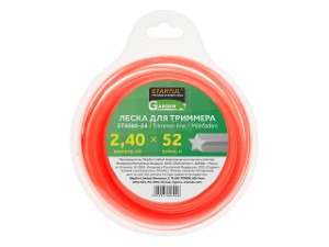 Леска ф 2.4 мм х 52 м 