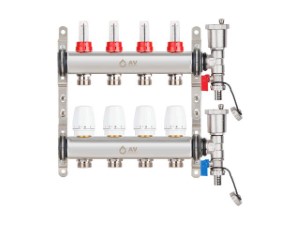 Коллекторная группа AVE136, 4 вых. AV Engineering (PRO серия) (AVE13600104)