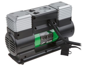 Компрессор автомобильный ECO AE-028-2 (12 В, 280 Вт, 70 л/мин, 2 цилиндра, 10 бар (манометр 7 бар), фонарь, сумка) (AE-028-2)
