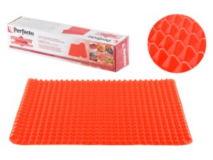Коврик для выпечки и жарки силиконовый Pyramid Mat (Пирамид Мэт), 40 x 29 см, красный, PERFECTO LINE (PERFECTO LINEA) (27-073915)