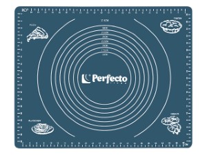 Коврик для теста с мерными делениями, силиконовый, 50х40 см, серия  BLUESTONE, PERFECTO LINEA (Размер 50х40 см) (23-504003)