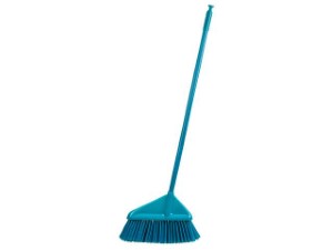 Метла для уборки мусора Solid, голубая, PERFECTO LINEA (43-205100)