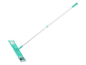 Швабра для пола с насадкой из микрофибры, бирюзовая, PERFECTO LINEA (Телескопическая рукоятка 67-120 см) (43-392015)