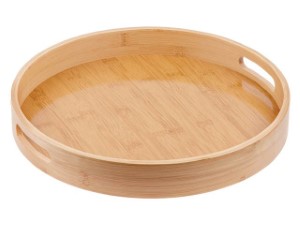 Поднос бамбуковый, круглый, 35см, BAMBOO, PERFECTO LINEA (38-350000)