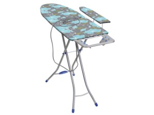 Доска гладильная Bell Classy 3 тефл (ДСП 1120 х 345), подрукавник, подставка п/утюг, удлинит, NIKA (цвета в ассортименте) (БКТ3)
