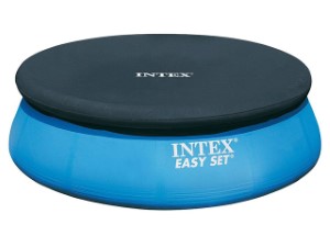 Тент-чехол для бассейнов Easy Set, 396x30 см, INTEX (28026)