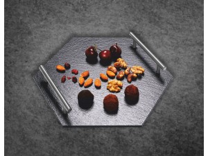 Блюдо для подачи сервировочное 30x26 см, сланец, PERFECTO LINEA (28-325285)