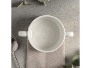 Супница керамическая, 300 мл, белая, PERFECTO LINEA (17-300151)