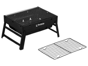 Мангал-барбекю складной с решеткой, 35х27х20 см, сталь, PERFECTO LINEA (47-135272) Мангал-барбекю складной с решеткой, 35х27х20 см, сталь, PERFECTO LINEA (47-135272)