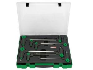Набор ключей L-Type TORX 2-10мм 9шт в пласт.боксе TOPTU (TOPTUL)