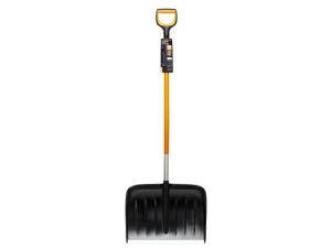 Лопата снеговая c изогнутой ручкой X-serie FISKARS (длина:1530мм, ширина:533мм.)