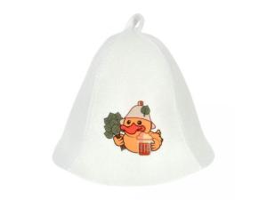 Шапка для бани и сауны <Папа селезень>, войлок, "Hot Pot"