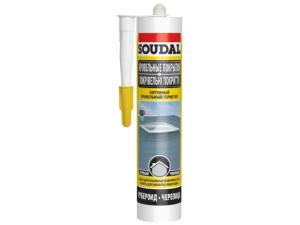 Герметик кровельный битумный "Soudal" КРОВЕЛЬНЫЕ ПОКРЫТИЯ черный 280 мл