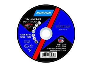 Круг отрезной 125х3.0x22.2 мм для металла Vulcan NORTON