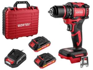 Аккум. дрель-шуруповерт WORTEX BD 2025-1 DLi в чем. ALL1 XLT БЕСЩЕТ, 18 В, 50 Н*м, 2х2 А*ч, БЗП 13 м (шурупы до 9 мм, защита от перегрузки и перегрева