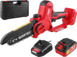 Аккум. мини-пила WORTEX CEC 2518-2 в чем. ALL1 XLT SET БЕСЩЕТ., 18 В, 15 см (шина 15 см, 1/4", 3 мм)