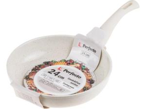 Сковорода ф 24х5.5 см, алюм., антиприг. покр., серия Cook&Fun, бежевая, PERFECTO LINEA
