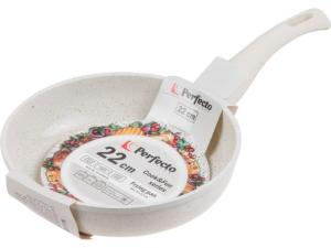 Сковорода ф 22х5.3 см, алюм., антиприг. покр., серия Cook&Fun, бежевая, PERFECTO LINEA
