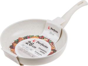 Сковорода ф 26х5.8 см, алюм., антиприг. покр., серия Cook&Fun, бежевая, PERFECTO LINEA